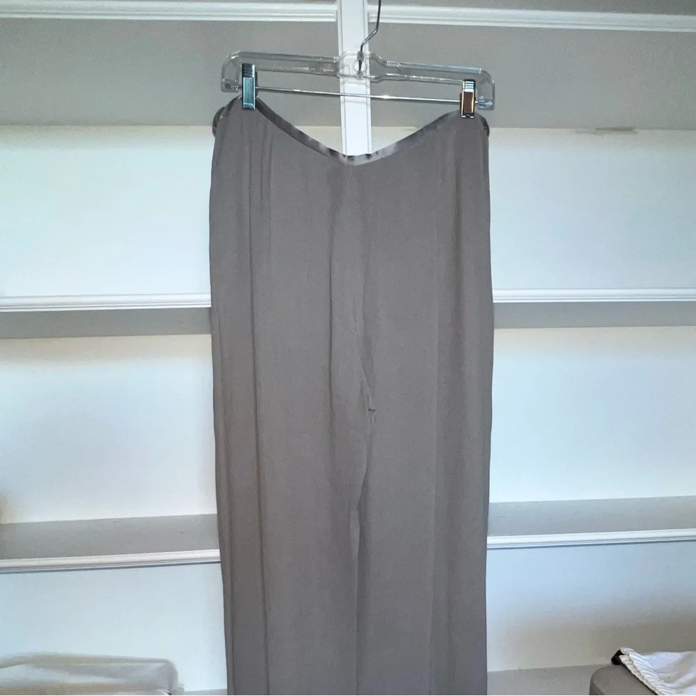 GIORGIO ARMANI Grey Silk Viscose Pant - L - 46IT - Picture 10 of 12